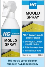 HG Mould Spray 500ml Effective Spray & Mildew Cleaner Removes Mouldy Stains 13.96 per litre