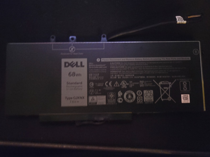 Genuine GJKNX Battery 68Wh for Dell Latitude 5480 5580 5280 5490 5491 5580 5590