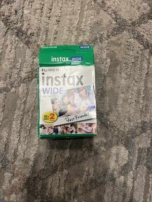 Fuji Film Instax Instant Film Wide Picture Format 10x2 Pack  Expiry 08 2021