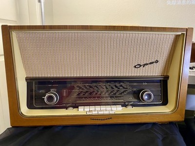 Antique audiophile TELEFUNKEN OPNS8 Vacuum tube radio made in West Germany#0143