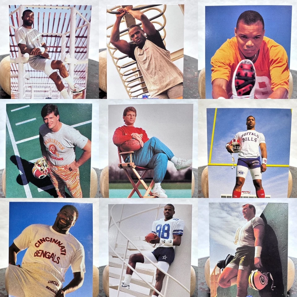 1991 NFL Pro Set Portrait Football Trading Card 1-100 You Pick Funny Gift - Image 2 of 3