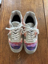 Inkkas Andes Jogger Low Top Lace Up Sneakers - Multicolor Suede, Women s Size 8