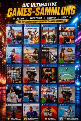 Adventure Spiele-Sammlung für PS4/PS5   Action, Abenteuer, Shooter, Sport