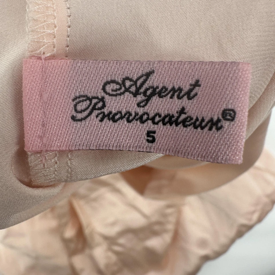 Agent Provocateur Pants Womens Large 5 Pink Silk Wide Leg Lounge Pajama Pant - Image 2 of 4