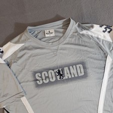 Camiseta Rugby Nations Escocia Hombre Gris Mediano Manga Corta World Cup Spirit