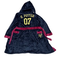 Harry Potter Bath Robe Youth M 9-10 Boys Wizarding World Gryffindor Polyester