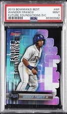 2019 BOWMAN'S BEST FUTURE FOUNDATIONS DIE-CUT #WF WANDER FRANCO PSA 9