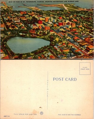 Air View of St. Petersburg FL Postcard
