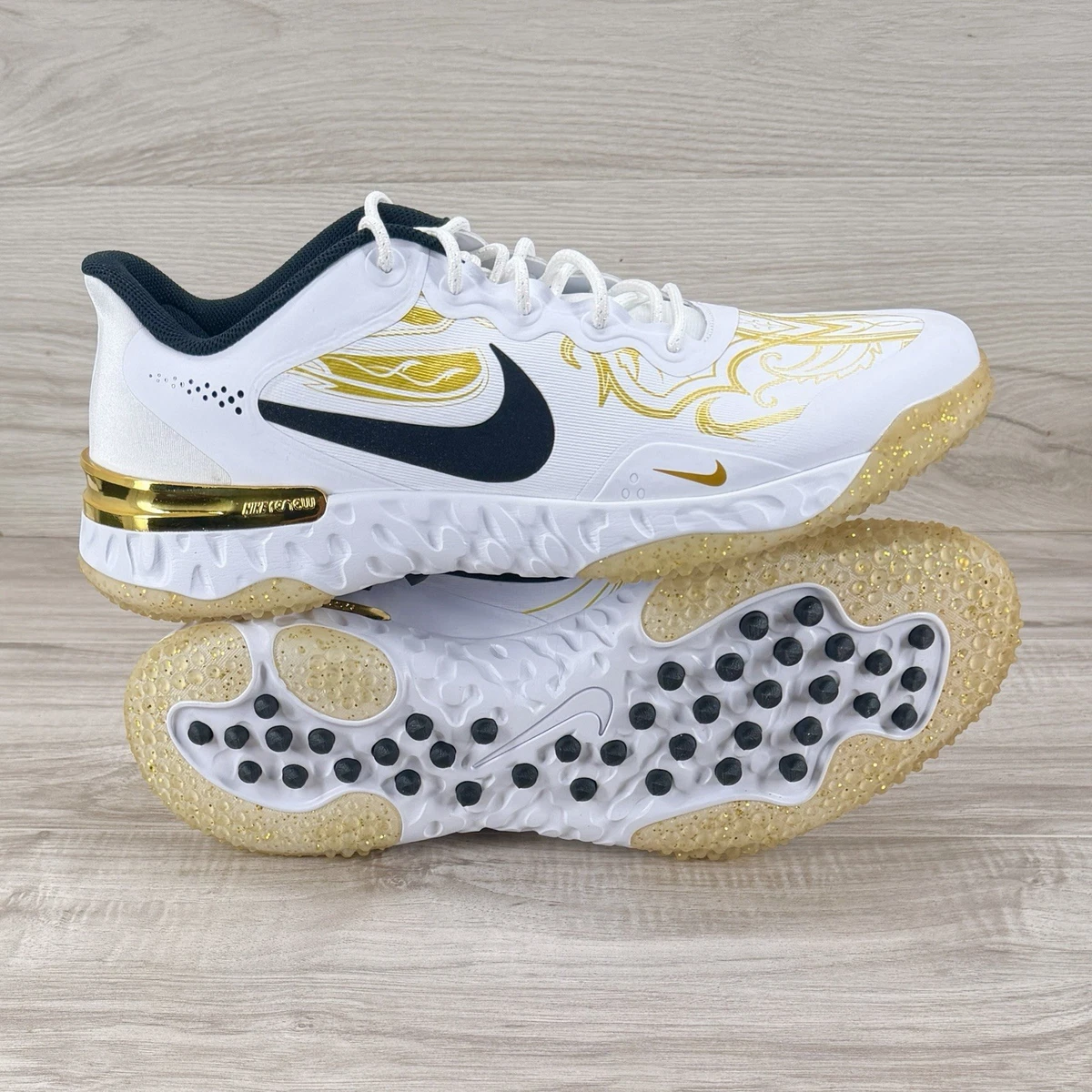 Las mejores ofertas en Nike Alpha Huarache Elite 3 Turf White