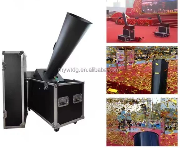 CANNONE SPARA CORIANDOLI CO2 PROFESSIONALE - Immagine 2 di 3