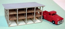 HO Scale Wood Storage Shed or Catch All Barn ...