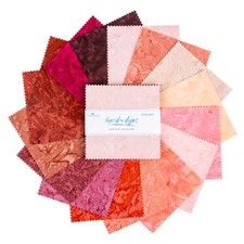 Riley Blake Expressions Batiks Hand-Dyes Canyon Shadows 5" Stacker, 42 pcs