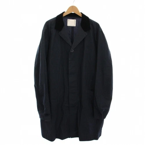 Cappotto modello macchina da scrivere Sakai Sacai capospalla lungo blu navy YM usatob6dc9e1c46e