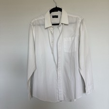 Christian Dior Monsieur White Dress Shirt Men's 16.5 34/35 Cotton Blend