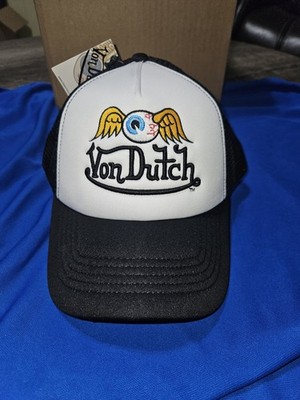 Von Dutch AUTHENTIC Flying Eyeball Trucker Hat OS Snapback - NWT * Last One*