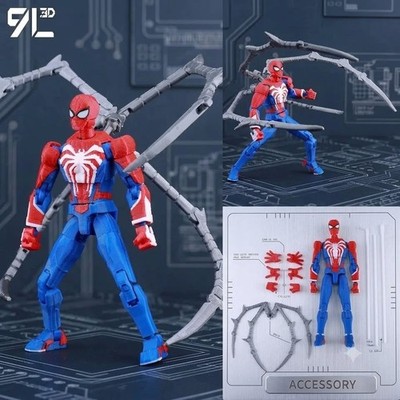 Spider-Man Claw Set 9L3D T13 1/12 LUCKY13 Multi-Jointed Action Figure NEW