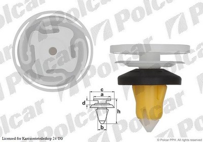 Klammer Clip Set Türverkleidung für Fiat 500X 334 Tipo 356 357 Kombi ab 14->
