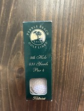Pebble Beach Golf Links Titleist Set Of 3 Golf Balls New