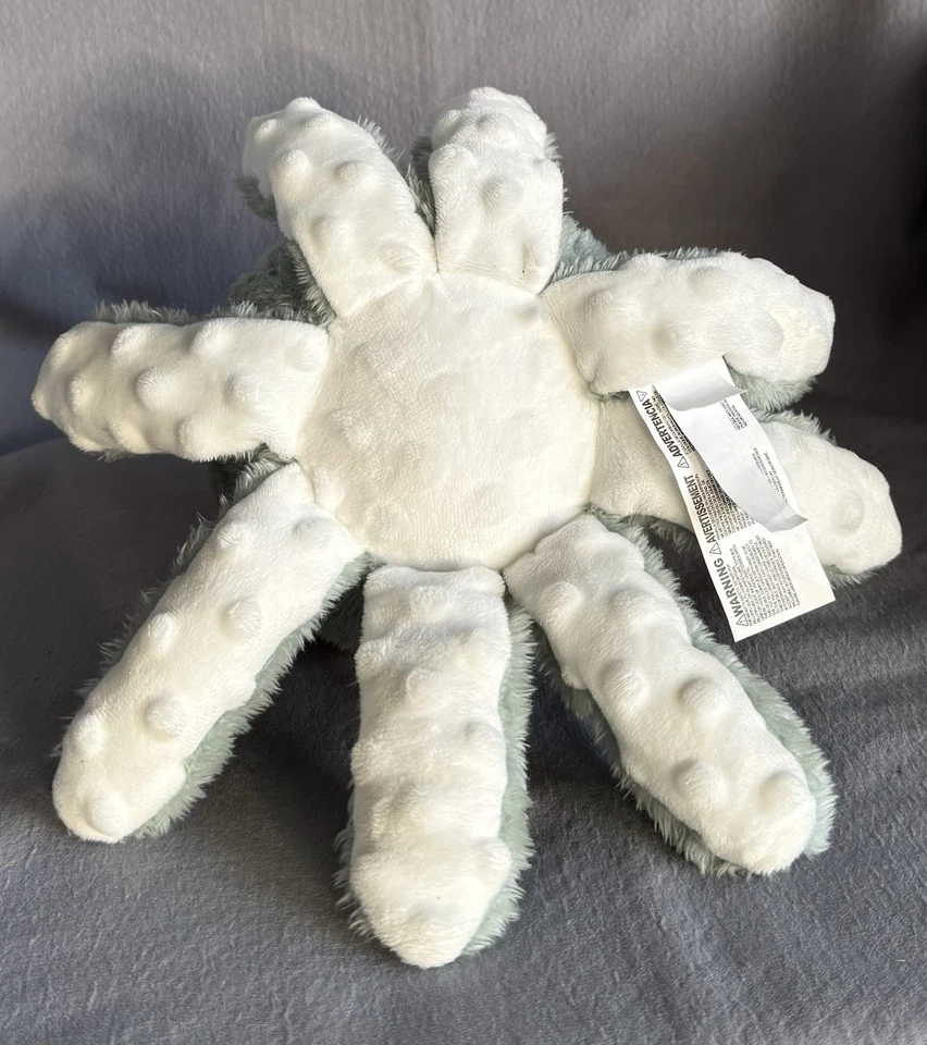 Chupeta de viagem DreamGro Baby Lullaby com carrinho gancho pendurado polvo verde pelúcia - Imagem 4 de 4