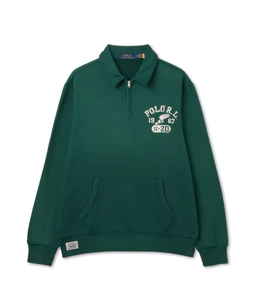 Genuine Polo Ralph Lauren Graphic Fleece Quarter Zip Sweatshirt