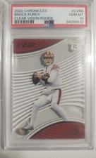 PSA 10🏈 2022 Brock Purdy Chronicles #CVR8 Clear Vision Rookie Card