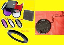 ADAPTER-RING FILTER KIT LENS CAP 52mm TO CANON SX500 SX410 SX420 IS SX510 HS