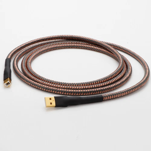 Hifi Audio USB Kabel Dekodierung 4N OFC Kupfer Typ A bis Typ B vergoldeter Stecker - Bild 14 von 23