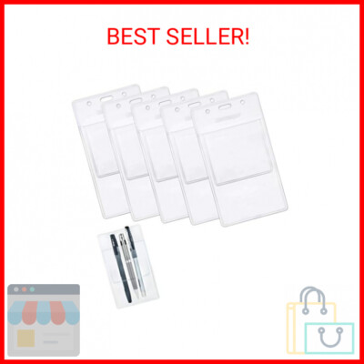 Wisdompro 5 Pack Heavy Duty Pocket Protector for Shirts, Lab Coats, Pants - Mult