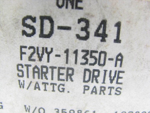 Motorcraft SD-341 Starter Drive Gear - F2VY-11350-A - Picture 3 of 3
