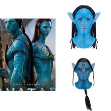 Avatar headgear Masquerade head Mask party Cosplay Costume Props Halloween Latex