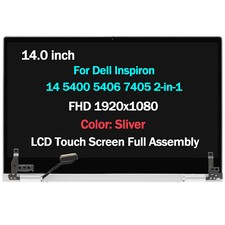 14" for Dell Inspiron 5406 5400 7405 2-in-1 LCD Touchscreen Assembly V8VXK XG9FR