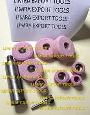 Set Of 8 Pcs New Valve Seat Grinding Stones with Sioux Holder 11/16" Thread