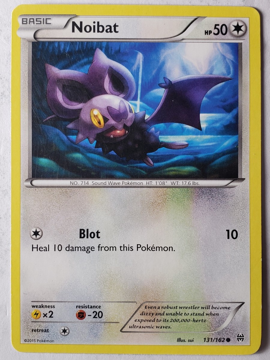 noibat pokemon card value Noibat 131/162 - LP - XY Breakthrough Pokemon Card
