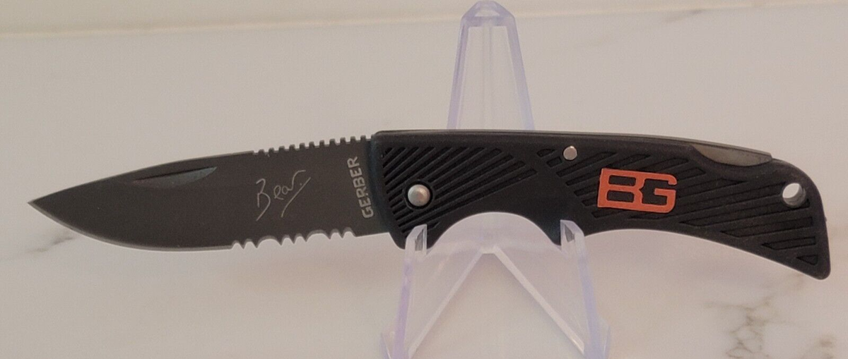 Gerber Bear Grylls Compact Scout Folding Knife IN ORANGE OR GREY