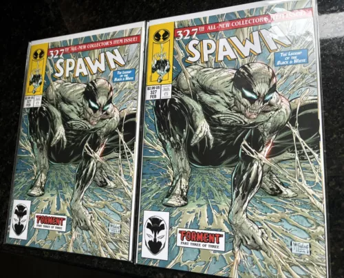 SPAWN 327 TODD MCFARLANE HAUNT SPIDER-MAN 1 HOMAGE COVER ART (2022) 2 Copies!