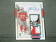 Ronald Jones 2018 Panini Impeccable Autograph Patch Helmet Rookie (25/25) Tampa