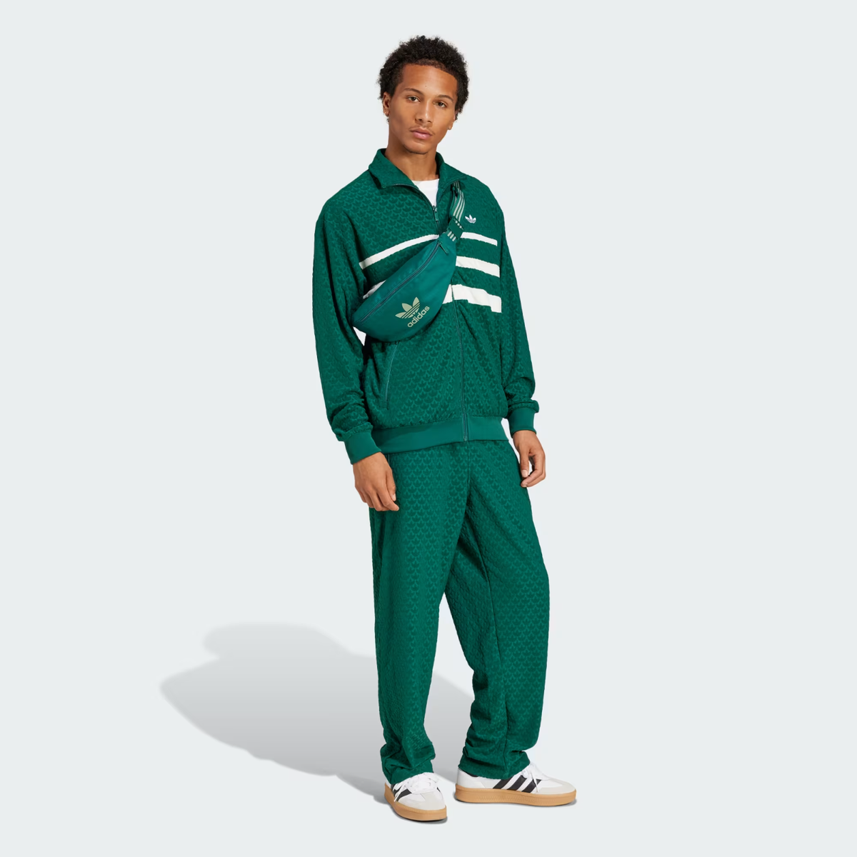 adidas Originals Men's Allover Monogram Track Jacket JD0696 | eBay