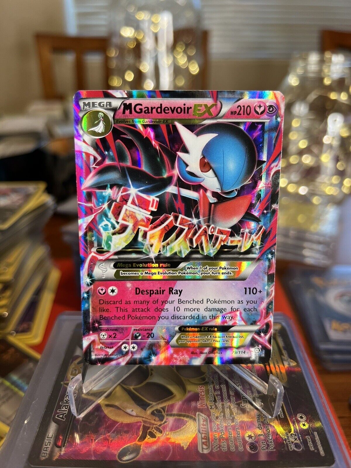 Pokemon 2022 Diantha Mega Gardevoir Tournament Battle Large Bromide Prism  Holo Promo Card #26