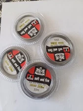 Fishing Trace Wire 10m 30lB Nylon Coated 7 Strand + Crimps Stainless