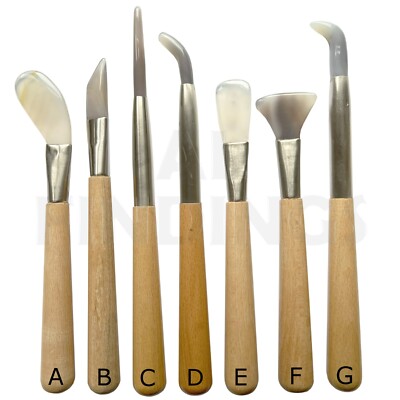 Agate Polierer Premium Set 7 Verschiedene Formen Schmuckwerkzeug