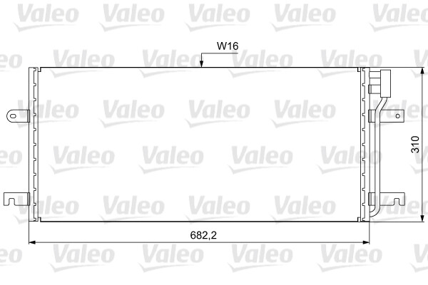 VALEO 814029 Condenseur haut de gamme avec traitement anti-corrosion renforcé