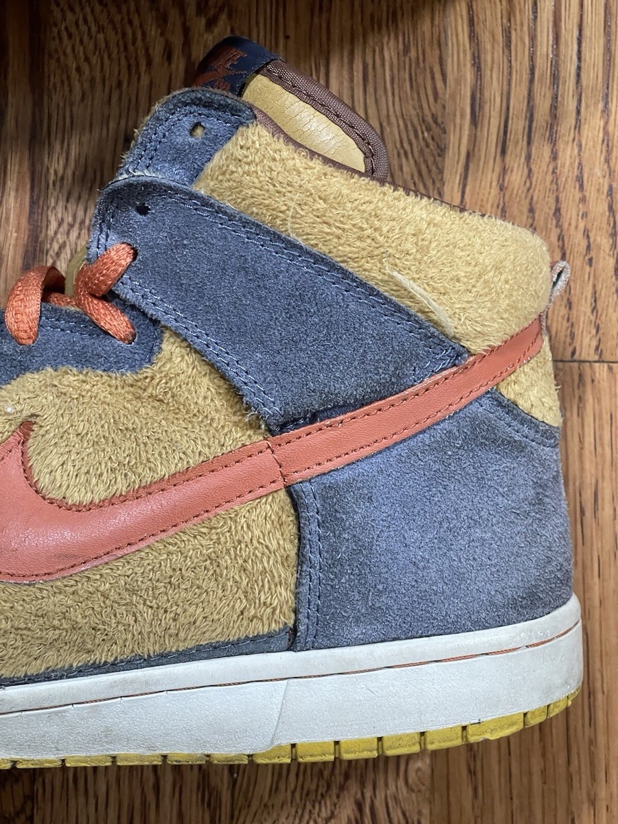 Nike SB Dunk High Papa Bear 313171-781 2006 Men's Size 10 Nike SB Dunk High Papa Bear 313171-781 2006 Men's Size 10