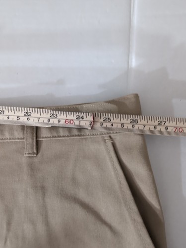 Men's Work Khaki Shorts Size 54, Easy Care, Daily Wear, Flat Front, Zipper - Picture 11 of 11