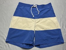 Vintage Ralph Lauren Polo Sport Swim Trunks Board Shorts Color Block Medium EUC