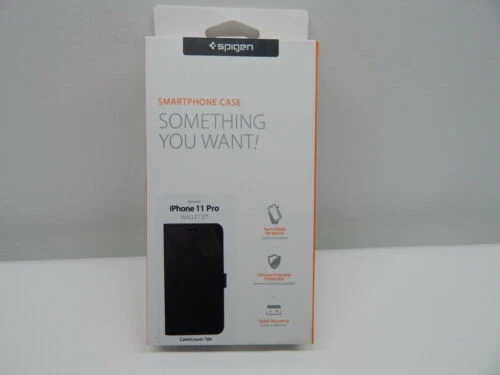 Teléfono celular billetera de cuero Spigen casos Para Apple