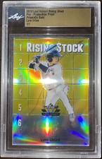 2018 Leaf Valiant Rising Stock LUIS URIAS Prismatic Gold PreProduction Proof 1/1