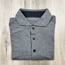 Lululemon Short Sleeve Evolution Polo Shirt Mens Size Small Charcoal Gray