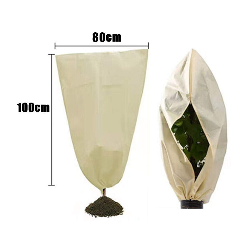 Borse antigelo invernali resistenti piante giardino giacca pile copertura calda *