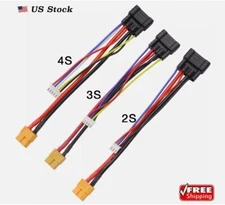4S/3S/2S Lipo Battery Bullet Connector Cable Adapter fit for XT60