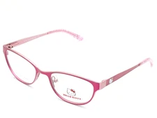 Hello Kitty Youth HK305-1 Cat Eye Pink Girls Eyeglasses 46mm